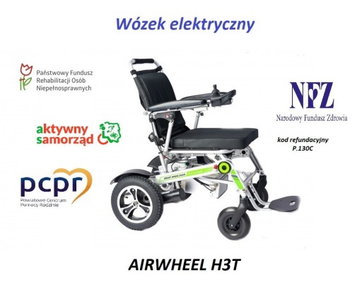 Zdjęcie oferty: Wózek elektryczny , składany AIRWHEEL, refundacja