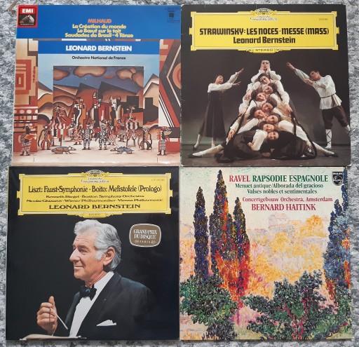 Zdjęcie oferty: Stravinsky Liszt Milhaud Ravel Bernstein 5 LP