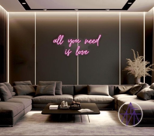 Zdjęcie oferty: Neon Flex Napis „all you need is love”