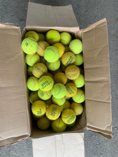 Zdjęcie oferty: Używane piłki tenisowe 120szt średnie(1,2zł/piłka)