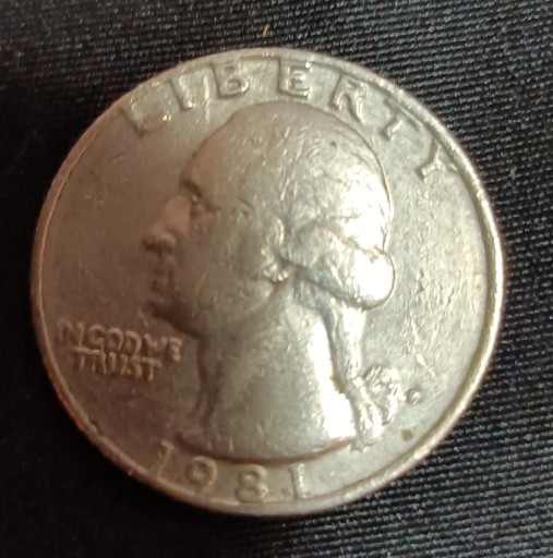 Zdjęcie oferty: United States Liberty 1981 Quarter Dollar