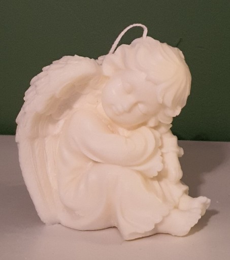 Zdjęcie oferty: Świeczka świąteczna zapachowa duża dekoracyjna aniołek