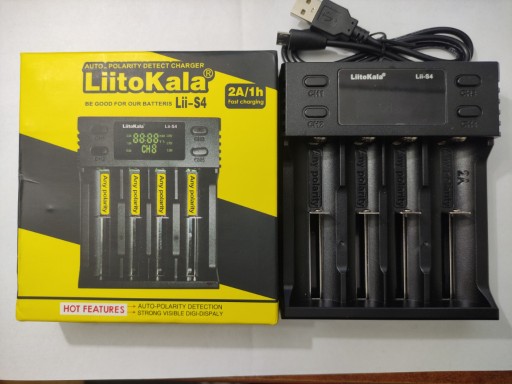 Zdjęcie oferty: Ładowarka LiitoKala Lii-S4 akumulatory li-jon