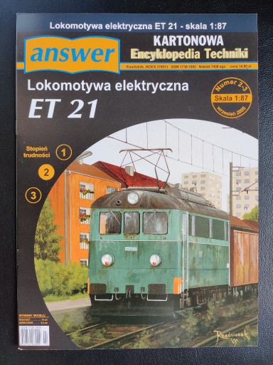 Zdjęcie oferty: answer - lokomotywa elektryczna ET21, 1:87