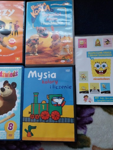 Zdjęcie oferty: Filmy animowane dla dzieci 5 plyt dvd 