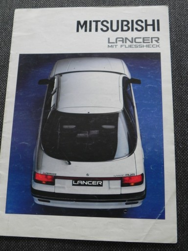 Zdjęcie oferty: Prospekt Mitsubishi Lancer 1989 