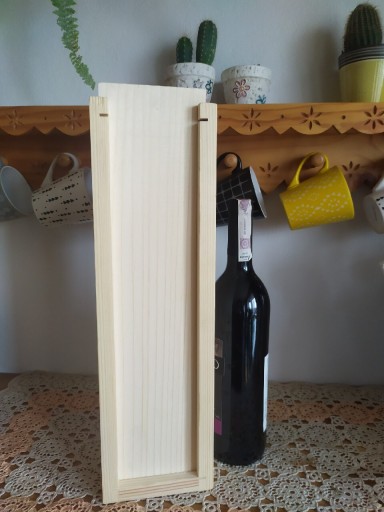 Zdjęcie oferty: Skrzynka pudełko drewniane na wino dequpage 