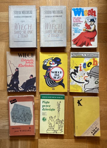 Zdjęcie oferty: Stefan Wiechecki - Wiech kolekcja 9 książek