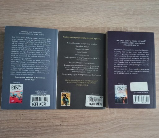 Zdjęcie oferty: 3 świetne książki Kinga w cenie 2 tytułów