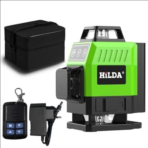 Zdjęcie oferty: Poziomica Laserowa Laser krzyżowy 3D 360° HILDA