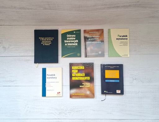 Zdjęcie oferty: Księga rzecznictwa patentowego Ochrona znaków towarowych Prawo własności 7e