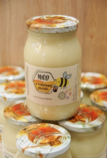 Zdjęcie oferty: Naturalny MIÓD wielokwiatowy z Roztocza 1,3 KG