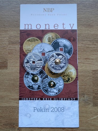 Zdjęcie oferty: 2 monety 10 zł Pekin 2008