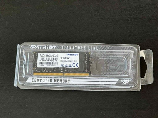 Zdjęcie oferty: Pamięć RAM DDR4 Patriot PSD416G32002S 16 GB