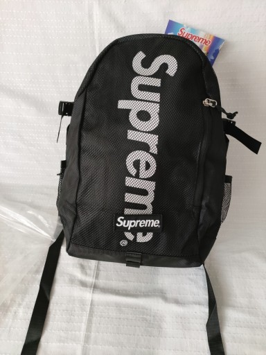 Zdjęcie oferty: Czarny plecak Supreme backpack bagpack streetwear