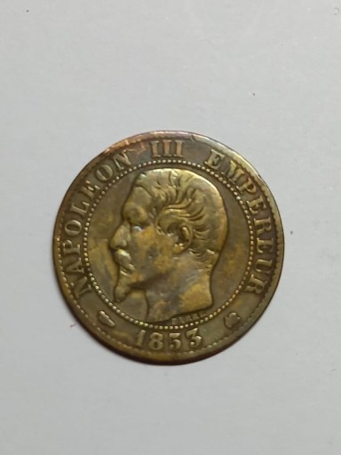 Zdjęcie oferty: 5 CENTIMES Napoleon III 1853 K - Francja 