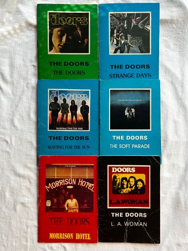 Zdjęcie oferty: The Doors - KOMPLET UNIKATOWYCH książek z tekstami