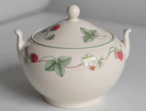 Zdjęcie oferty: Cukiernica Wedgwood Raspberry porcelana vintage