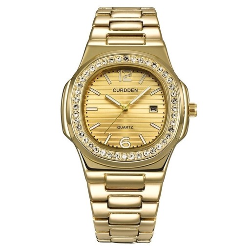Zdjęcie oferty: Zegarek kolor złoty diamenciki na bransoleta 