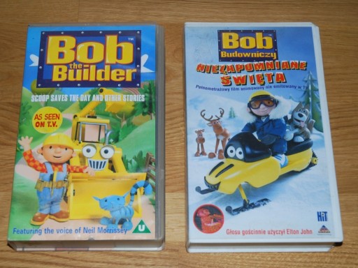 Zdjęcie oferty: * BOB BUDOWNICZY * 2 kasety VHS * video