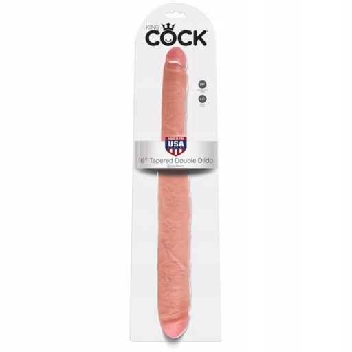 Zdjęcie oferty: Dildo duże podwójne King Cock 40,6 cm anal/cipka