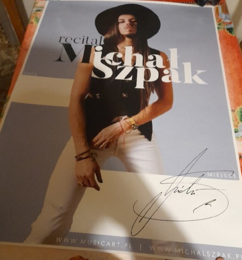 Zdjęcie oferty: Michał Szpak plakat + autograf