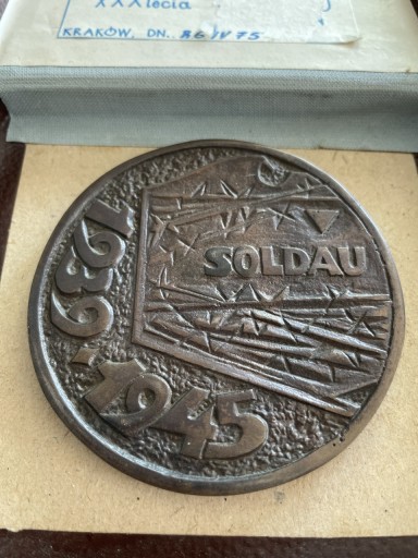 Zdjęcie oferty: Medal obóz karny Działdowo Soldau 1939 - 1945