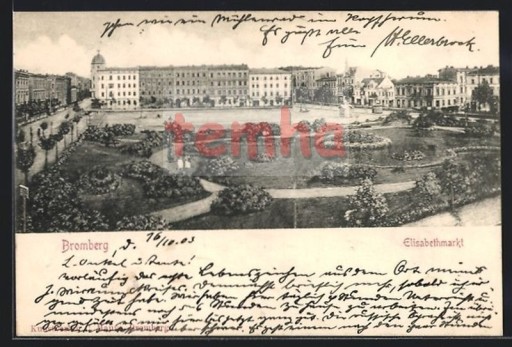 Zdjęcie oferty: BYDGOSZCZ Bromberg Elisabethmarkt 1903