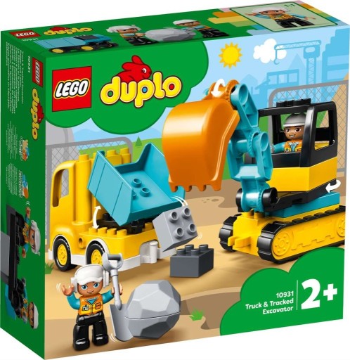 Zdjęcie oferty: LEGO DUPLO Ciężarówka i koparka gąsienicowa 2+