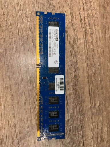 Zdjęcie oferty: elpida 2gb 2rx8 pc3-10600s-9-10-b0