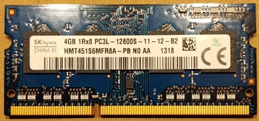 Zdjęcie oferty: SK HYNIX DDR3 4GB 1600MHz PC3L-12800-S-11-12-2B