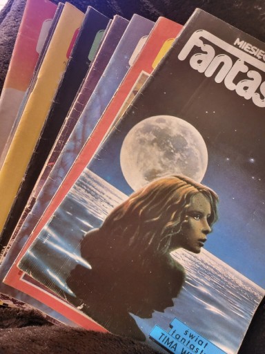 Zdjęcie oferty: 9 numerów miesięcznika FANTASTYKA z lat 80.