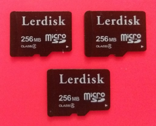 Zdjęcie oferty: microSD 256 MB ~~ Lerdisk ~~ TANIO !!! SUPERCENA !!!