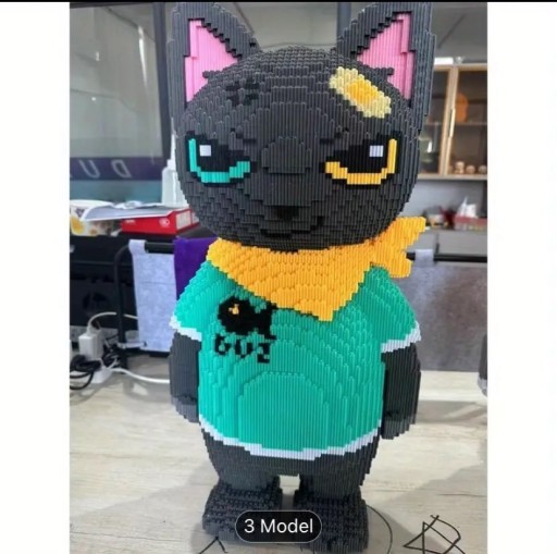 Zdjęcie oferty: Klocki model Kot stojący