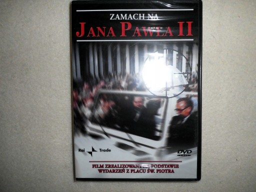 Zdjęcie oferty: ZAMACH NA JANA PAWŁA DRUGIEGO DVD !!! NOWY