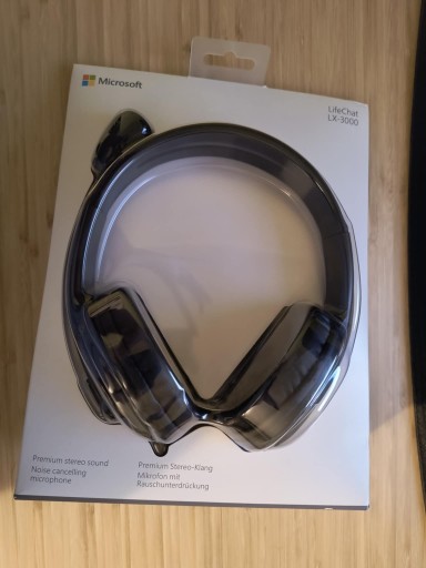Zdjęcie oferty: słuchawki przewodowe Microsoft LifeChat LX-3000 (czarne)