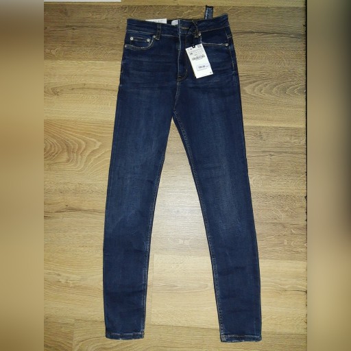 Zdjęcie oferty: Jeansy Zara 36 rurki wysoki stan nowe