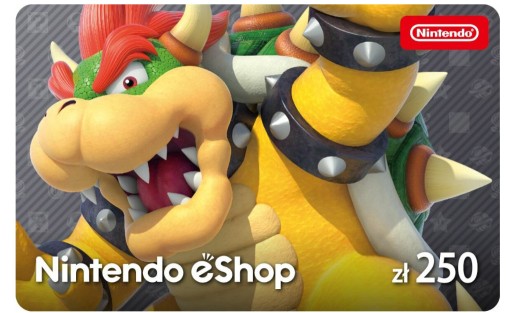 Zdjęcie oferty: Doładowanie NINTENDO 250zł