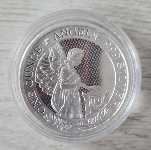 Zdjęcie oferty: Srebrna Moneta ANGEL - 1 Uncja srebra 2021r.