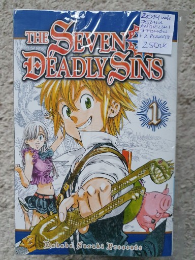 Zdjęcie oferty: The Seven Deadly Sins - 7 tomów - Manga, jęz. ang