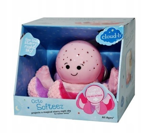 Zdjęcie oferty: LAMPKA nocna Ośmiornica Cloud b Projektor różowa