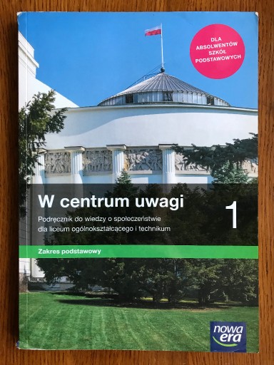 Zdjęcie oferty: W centrum uwagi 1 Podręcznik ZP Nowa Era Wyd. 2019