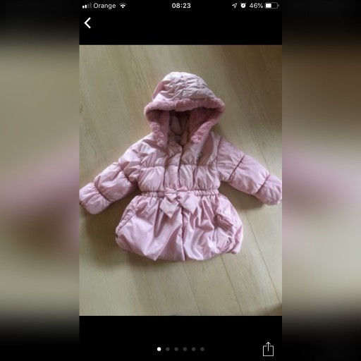 Zdjęcie oferty: Zimowa kurtka WÓJCIK r.98, pudrowy róż