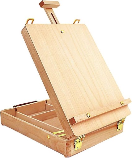 Zdjęcie oferty: Drewniana sztaluga stołowa biurkowa do malowania 