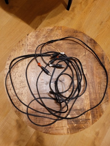 Zdjęcie oferty: Kabel 2 x RCA (żeński) - 2 x RCA (męski) 5m