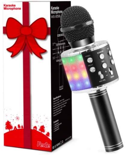 Zdjęcie oferty: Fede Mikrofon do karaoke bezprzewodowy