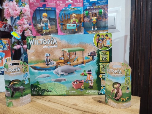 Zdjęcie oferty: Duży zestaw Playmobila gratisy Wiltopia łódź  