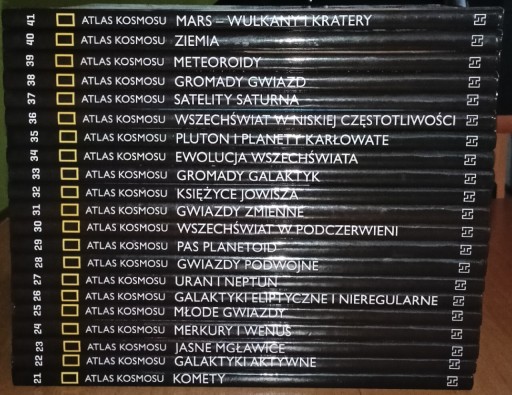 Zdjęcie oferty: Pakiet 21 książek Atlas Kosmosu 