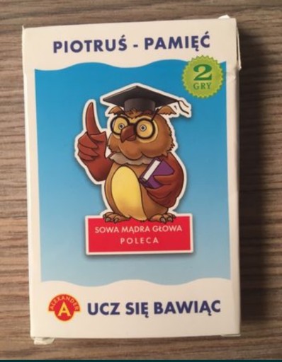 Zdjęcie oferty: Karty do gry 2w1 „pamięć” i „Piotruś”