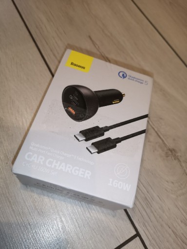 Zdjęcie oferty: Ładowarka samochodowa baseus 160w + kabel USB c